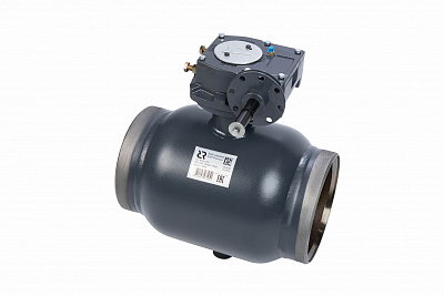 065N0176GR RJIP Premium Кран шаровой WW DN400 PN25 WG (приварной, с редуктором, С/П), Ридан